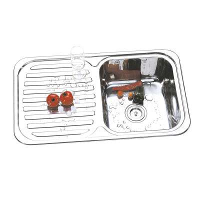 8248 Under Counter Double Bowl Bathroom Import Stainless Steel Enamel Inox Kitchen Sink